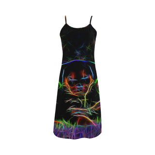 Rottweiler Glow Design 3 Alcestis Slip Dress - TeeAmazing