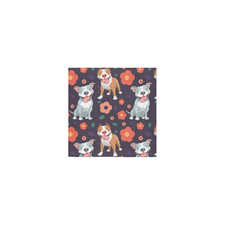 Pit bull Flower Square Towel 13“x13” - TeeAmazing