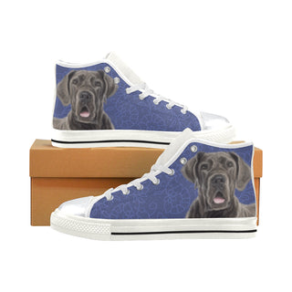 Great Dane Lover White High Top Canvas Shoes for Kid - TeeAmazing