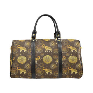 Elephant and Mandalas New Waterproof Travel Bag/Small - TeeAmazing
