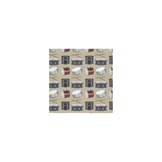 Drum Pattern Square Towel 13x13 - TeeAmazing