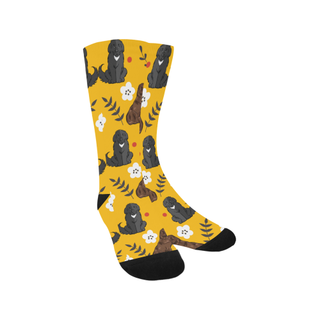 Newfoundland Flower Trouser Socks - TeeAmazing