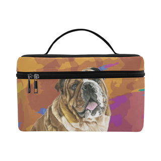 English Bulldog Water Colour No.2 Cosmetic Bag/Large - TeeAmazing