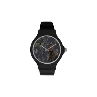Newfoundland Lover Unisex Round Plastic Watch - TeeAmazing