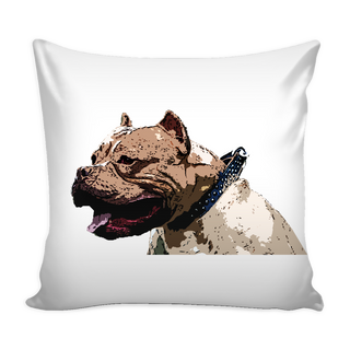 Pitbull Dog Pillow Cover - Pitbull Accessories - TeeAmazing