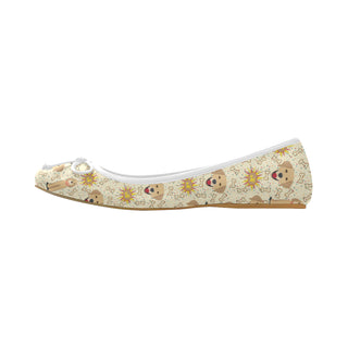 Golden Retriever Pattern Juno Ballet Pumps - TeeAmazing