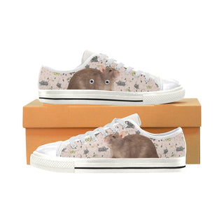 Rats White Women's Classic Canvas Shoes - TeeAmazing