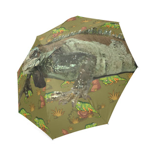 Iguana Foldable Umbrella - TeeAmazing