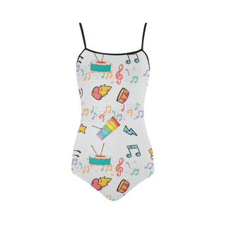 Cute Music Strap Swimsuit - TeeAmazing