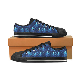 Sailor Mercury Black Men's Classic Canvas Shoes/Large Size - TeeAmazing