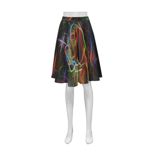 Beagle Glow Design 1 Athena Women's Short Skirt - TeeAmazing