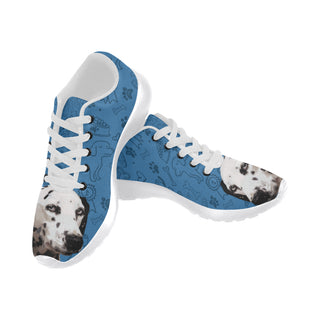 Dalmatian Dog White Sneakers for Women - TeeAmazing
