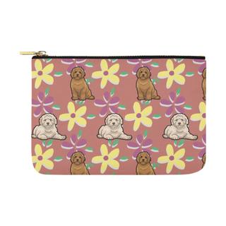 Labradoodle Flower Carry-All Pouch 12.5''x8.5'' - TeeAmazing