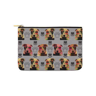 Pit Bull Pop Art Pattern No.1 Carry-All Pouch 9.5x6 - TeeAmazing