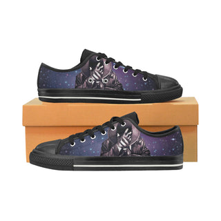 Undertaker Black Low Top Canvas Shoes for Kid - TeeAmazing