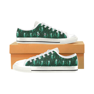 Sailor Neptune White Low Top Canvas Shoes for Kid - TeeAmazing