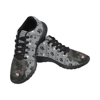 Affenpinschers Black Sneakers for Women - TeeAmazing