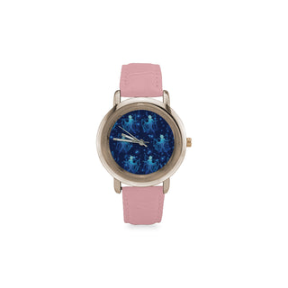 Sailor Mercury Women's Rose Gold Leather Strap Watch - TeeAmazing