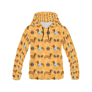 Dachshund Pattern All Over Print Hoodie for Men - TeeAmazing