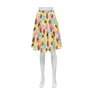 Border Collie Pattern Athena Women's Short Skirt - TeeAmazing