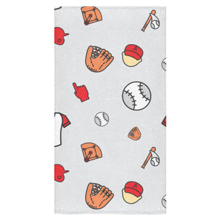 Baseball Pattern Bath Towel 30"x56" - TeeAmazing