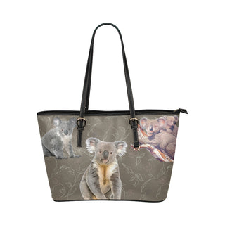 Koala Leather Tote Bag/Small - TeeAmazing