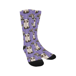 Snowshoe Cat Trouser Socks - TeeAmazing