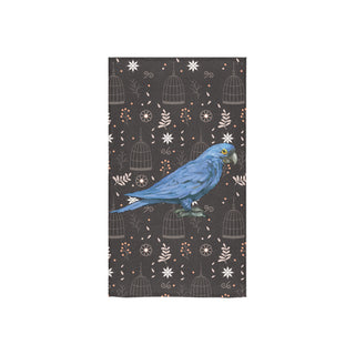 Hyacinth Macaw Parrot Custom Towel 16"x28" - TeeAmazing