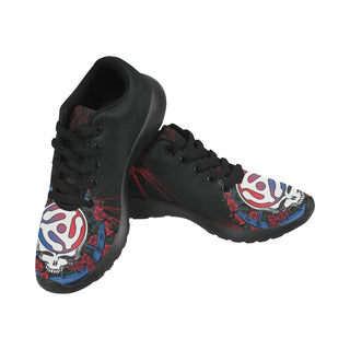 Grateful Dead Black Sneakers for Women - TeeAmazing