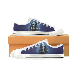 Eyeless Jack Mask White Low Top Canvas Shoes for Kid - TeeAmazing