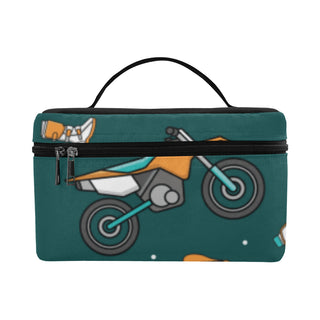Motocross Pattern Cosmetic Bag/Large - TeeAmazing