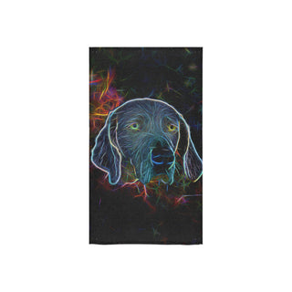 Weimaraner Glow Design 2 Custom Towel 16"x28" - TeeAmazing