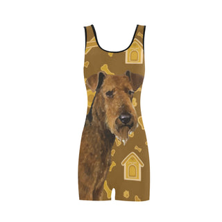 Welsh Terrier Dog Classic One Piece Swimwear - TeeAmazing