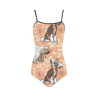 Chinese Crested Flower Strap Swimsuit ( Model S05) - TeeAmazing