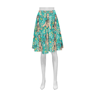 Airedale Terrier Pattern Athena Women's Short Skirt - TeeAmazing
