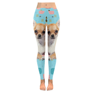 Chihuahua Low Rise Leggings (Invisible Stitch) (Model L05) - TeeAmazing