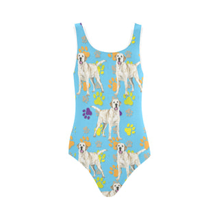 Labrador Retriever Water Colour Pattern No.1 Vest One Piece Swimsuit - TeeAmazing