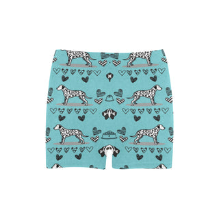 Dalmatian Pattern Briseis Skinny Shorts - TeeAmazing
