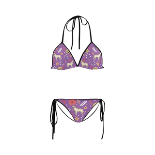 Labrador Retriever Flower Custom Bikini Swimsuit - TeeAmazing