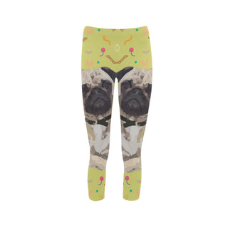 Pug Capri Legging (Model L02) - TeeAmazing