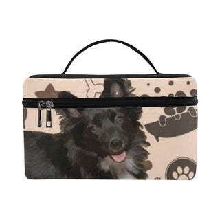 Schip-A-Pom Dog Cosmetic Bag/Large - TeeAmazing