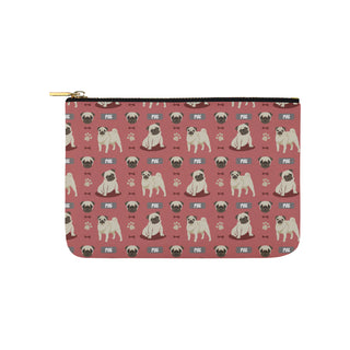 Pug Pattern Carry-All Pouch 9.5x6 - TeeAmazing
