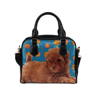 Baby Poodle Dog Shoulder Handbag - TeeAmazing