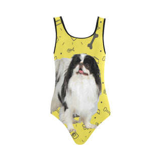 Japanese Chin Dog Vest One Piece Swimsuit - TeeAmazing