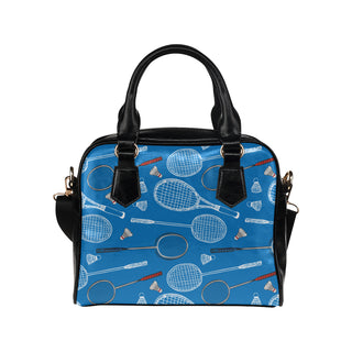 Badminton Pattern Shoulder Handbag - TeeAmazing