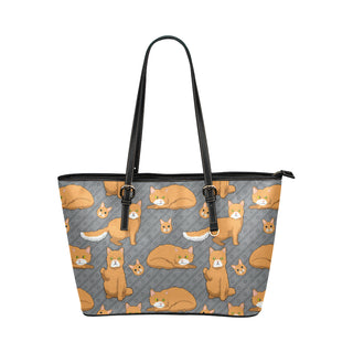 LaPerm Leather Tote Bag/Small - TeeAmazing