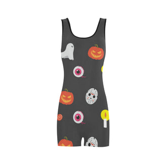 Halloween Pattern Classic One Piece Swimwear - TeeAmazing