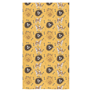 Akita Pattern Bath Towel 30"x56" - TeeAmazing