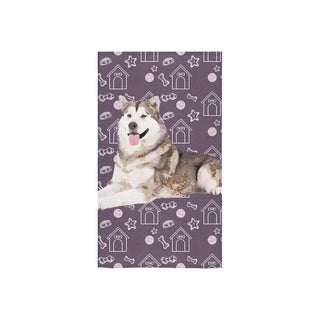 Alaskan Malamute Custom Towel 16"x28" - TeeAmazing