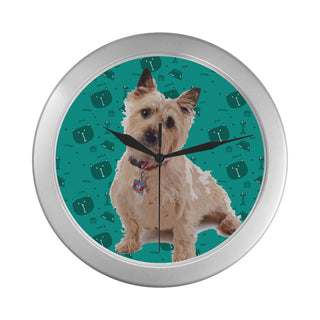 Cairn terrier Silver Color Wall Clock - TeeAmazing